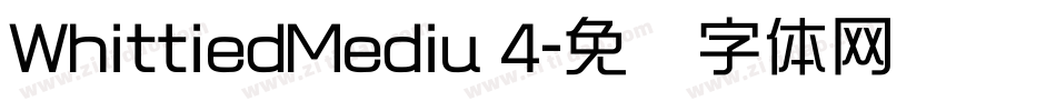 WhittiedMediu 4字体转换